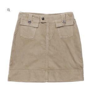 Patagonia Worn Wear Tan W's Corduroy Mini Skirt Style #58465